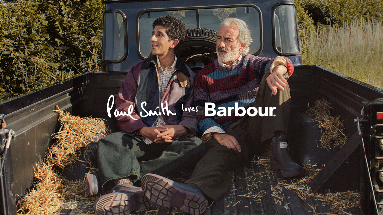 バブアーとポールスミスによるコラボレーションアイテムがローンチ