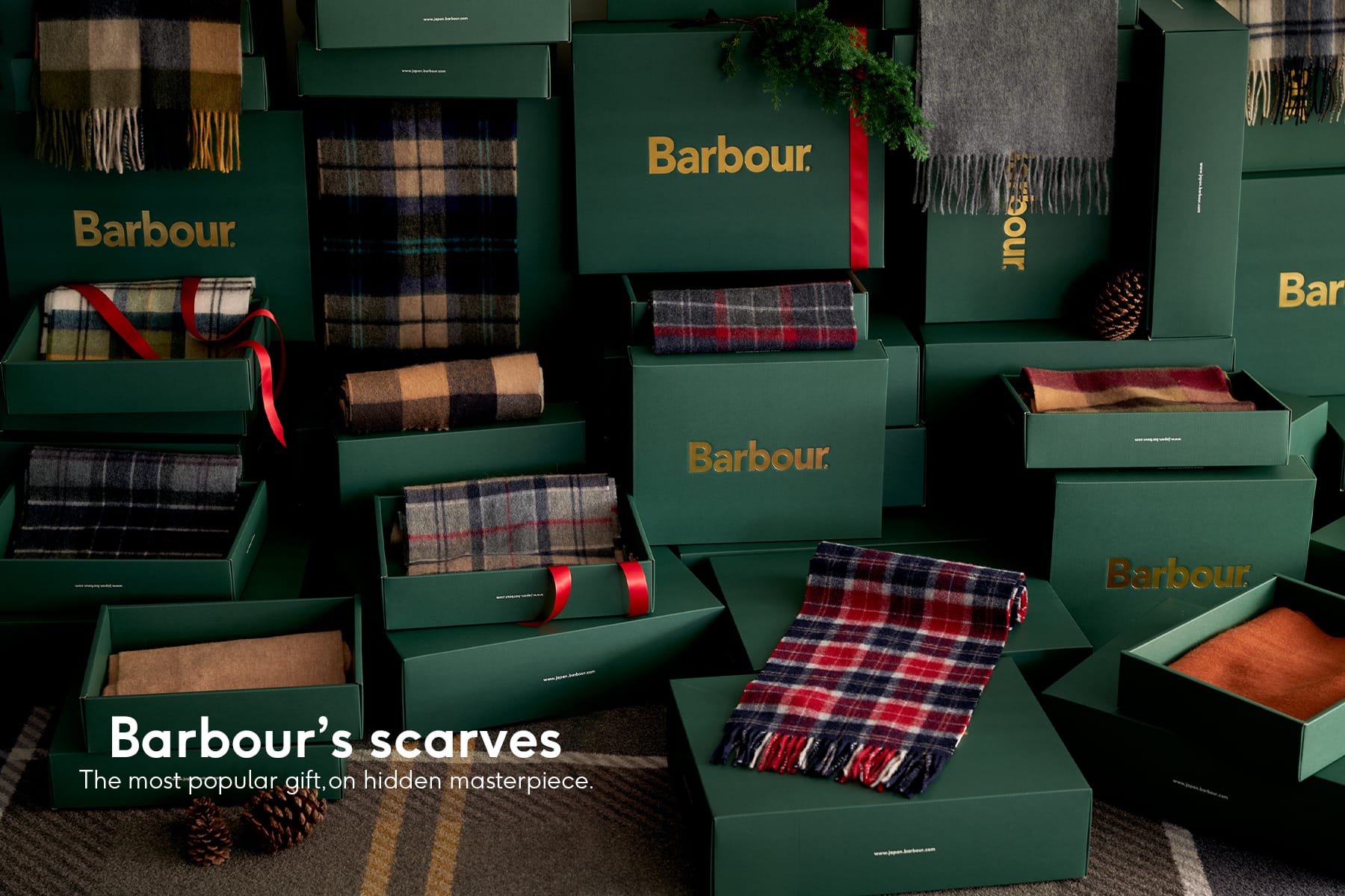 Barbour's scarves