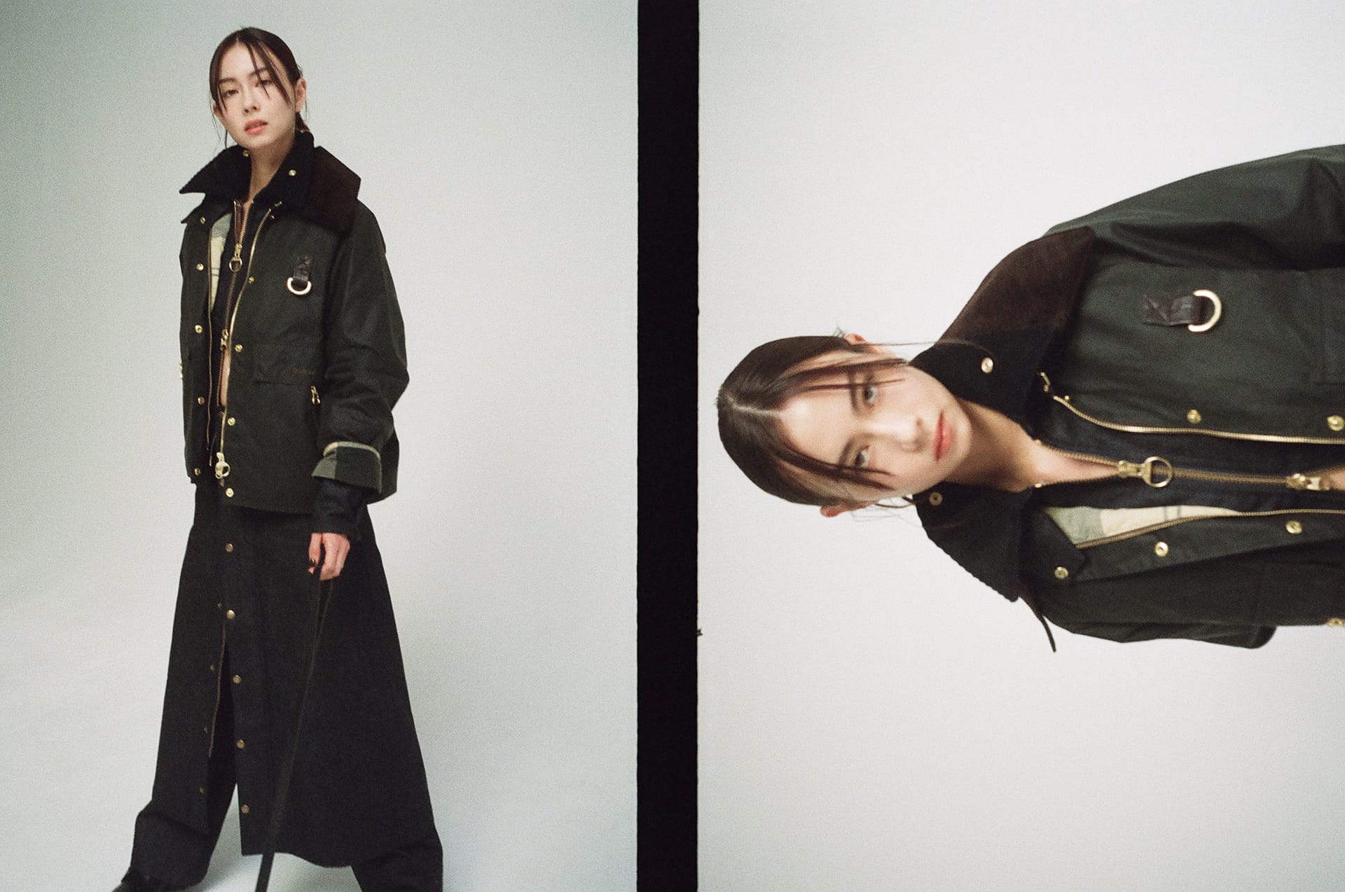 マルチクリエイターのローレン・サイが纏う、バブアーのワックスジャケット イメージ01