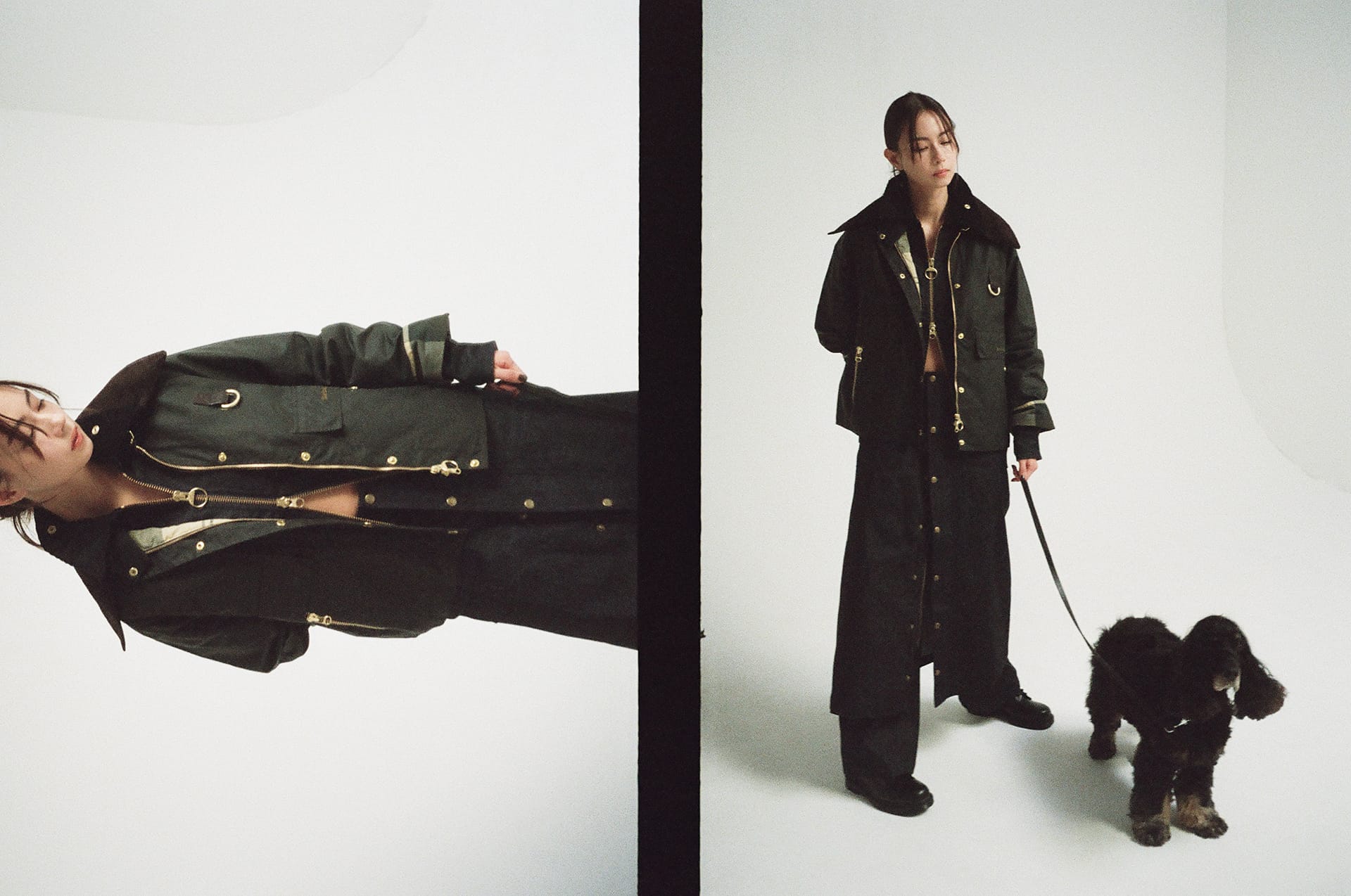 マルチクリエイターのローレン・サイが纏う、バブアーのワックスジャケット イメージ02