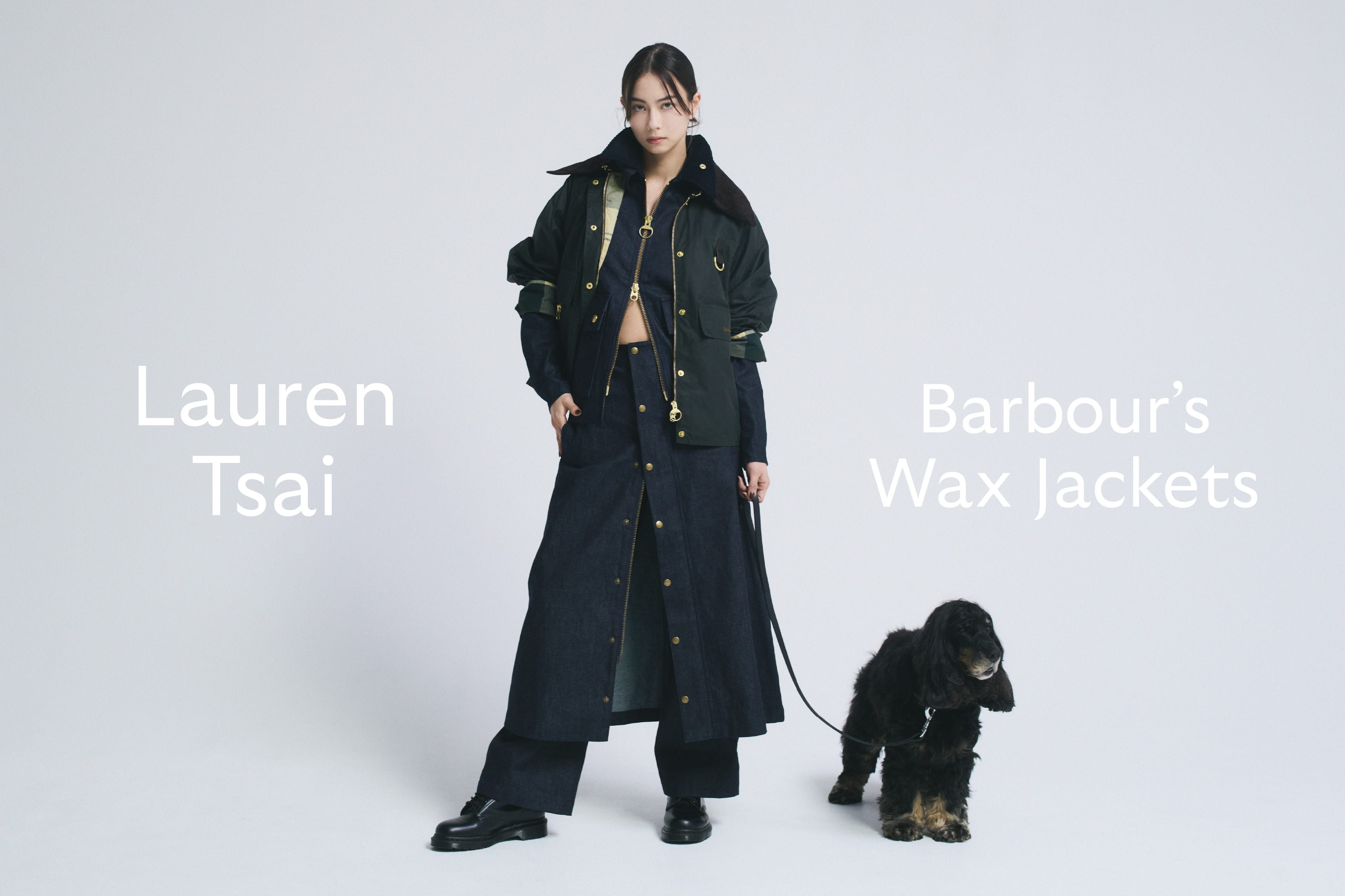 マルチクリエイターのローレン・サイが纏う、バブアーのワックスジャケット