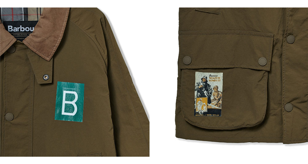 バブアーオリジナルデザイン